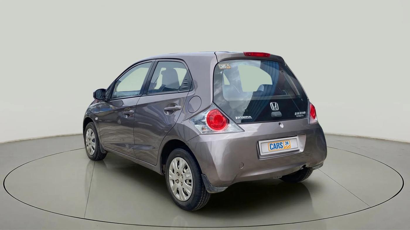 2013 Honda Brio S MT, Petrol, Manual, 80,237 km, Left Back Diagonal