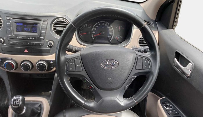 2016 Hyundai Grand i10 ASTA (O) 1.2 KAPPA VTVT, Petrol, Manual, 41,072 km, Steering Wheel Close Up