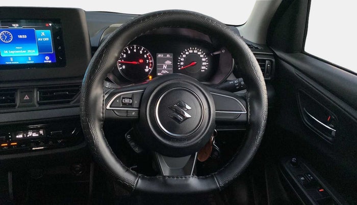 2024 Maruti Swift VXi AMT, Petrol, Automatic, 2,492 km, Steering Wheel Close Up