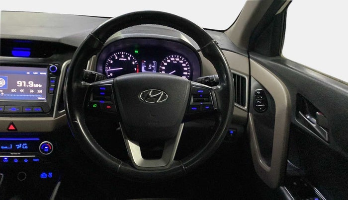 2017 Hyundai Creta SX PLUS AT 1.6 PETROL, Petrol, Automatic, 39,018 km, Steering Wheel Close Up