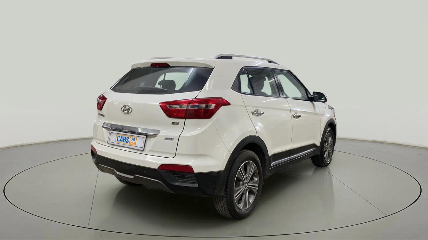 2017 Hyundai Creta SX PLUS AT 1.6 PETROL, Petrol, Automatic, 39,018 km, Right Back Diagonal