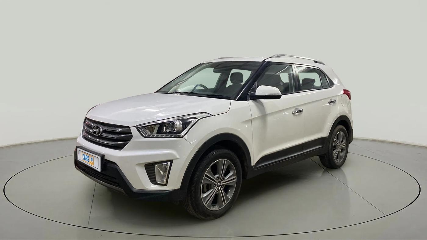 2017 Hyundai Creta SX PLUS AT 1.6 PETROL, Petrol, Automatic, 39,018 km, Left Front Diagonal