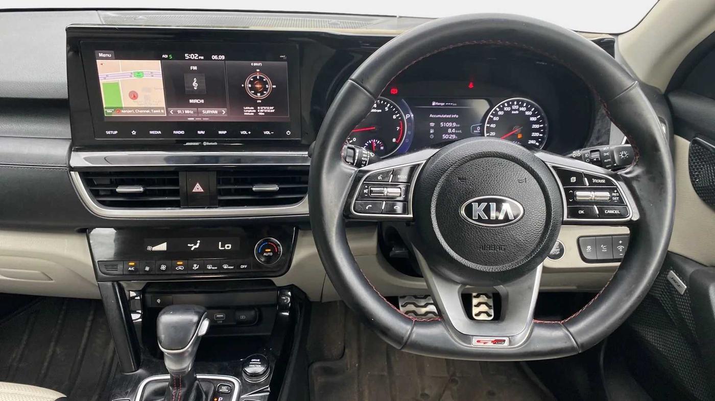 2020 KIA SELTOS GTX PLUS DCT 1.4 PETROL, Petrol, Automatic, 57,704 km, Steering Wheel Close Up