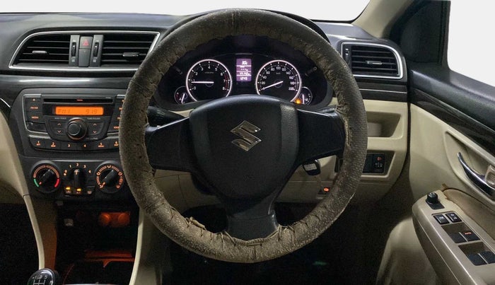 2015 Maruti Ciaz VXI, Petrol, Manual, 44,165 km, Steering Wheel Close Up