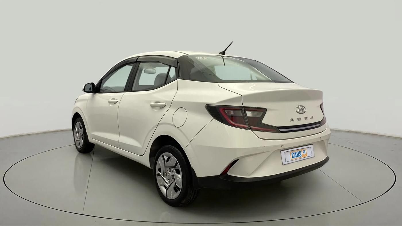 2021 Hyundai AURA S 1.2 AMT, Petrol, Automatic, 18,966 km, Left Back Diagonal