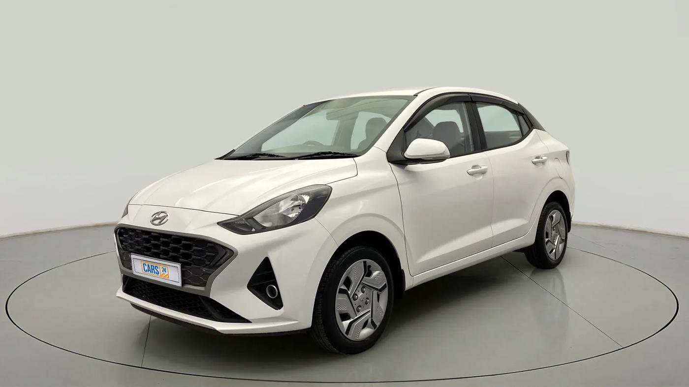 2021 Hyundai AURA S 1.2 AMT, Petrol, Automatic, 18,966 km, Left Front Diagonal