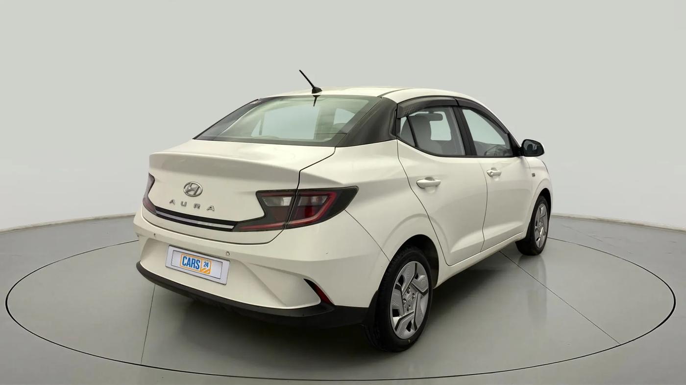2021 Hyundai AURA S 1.2 AMT, Petrol, Automatic, 18,966 km, Right Back Diagonal
