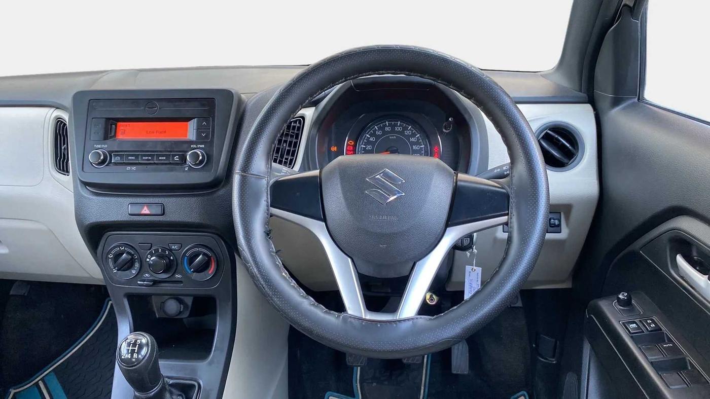 2020 Maruti New Wagon-R VXI 1.0, Petrol, Manual, 2,709 km, Steering Wheel Close Up