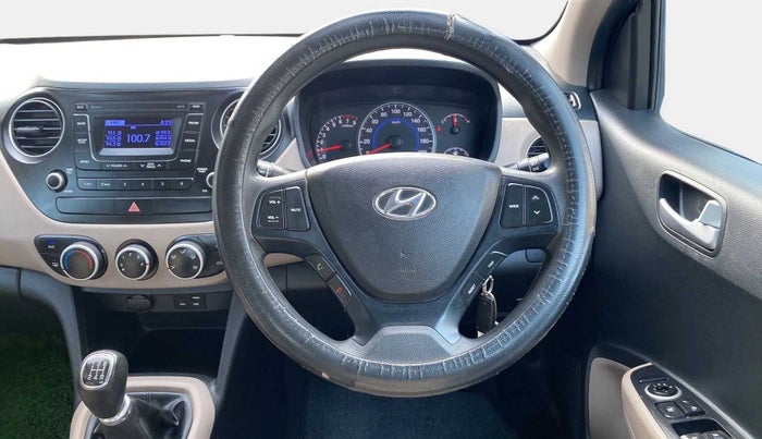 2016 Hyundai Grand i10 SPORTZ 1.2 KAPPA VTVT, Petrol, Manual, 51,176 km, Steering Wheel Close Up