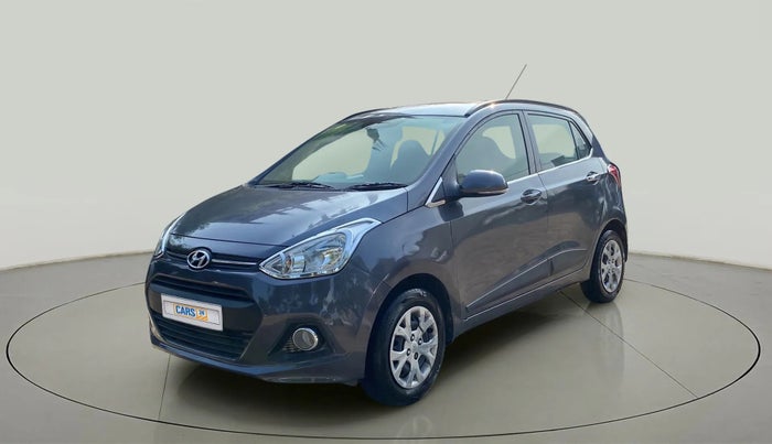 2016 Hyundai Grand i10 SPORTZ 1.2 KAPPA VTVT, Petrol, Manual, 51,176 km, Left Front Diagonal