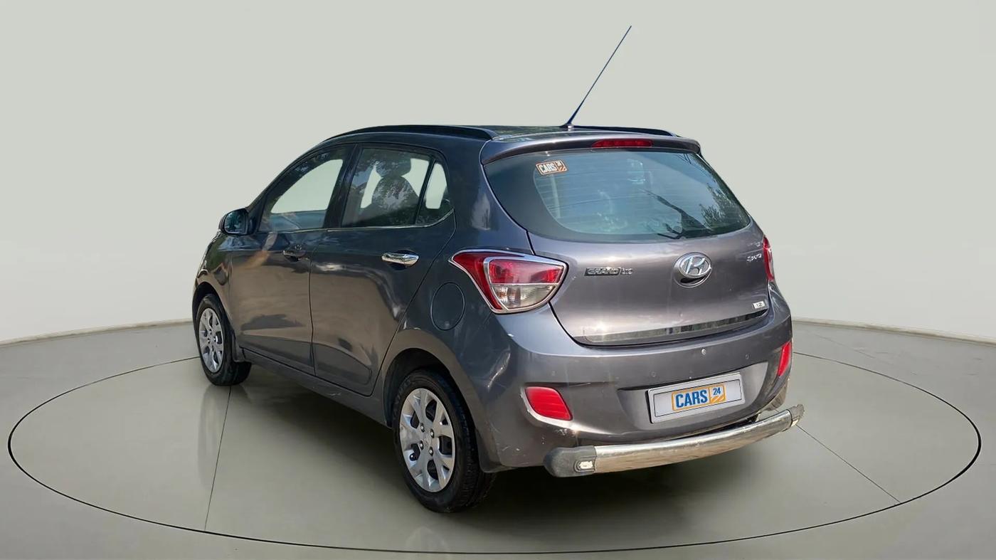 2016 Hyundai Grand i10 SPORTZ 1.2 KAPPA VTVT, Petrol, Manual, 51,176 km, Left Back Diagonal