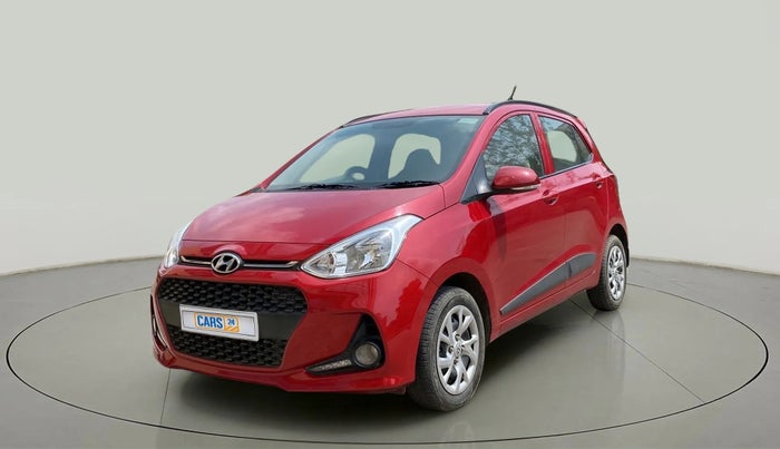 2018 Hyundai Grand i10 SPORTZ 1.2 KAPPA VTVT, Petrol, Manual, 45,558 km, Left Front Diagonal