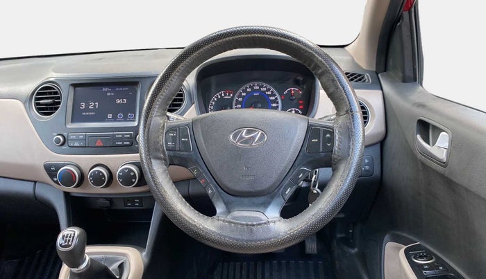 2018 Hyundai Grand i10 SPORTZ 1.2 KAPPA VTVT, Petrol, Manual, 45,558 km, Steering Wheel Close Up