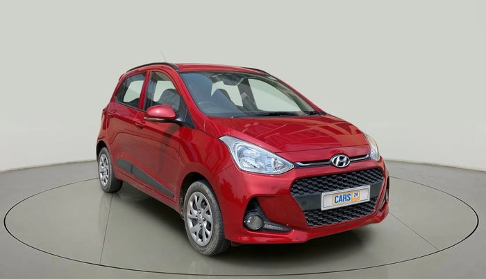 2018 Hyundai Grand i10 SPORTZ 1.2 KAPPA VTVT, Petrol, Manual, 45,558 km, Right Front Diagonal