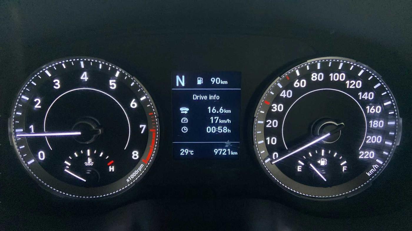 2021 Hyundai VENUE SX 1.0 TURBO IMT, Petrol, Manual, 9,725 km, Odometer Image