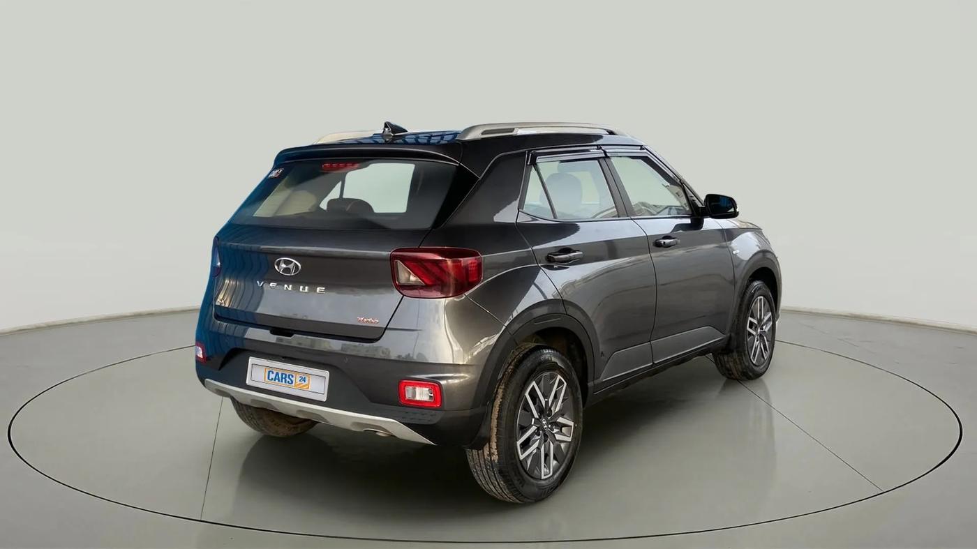 2021 Hyundai VENUE SX 1.0 TURBO IMT, Petrol, Manual, 9,725 km, Right Back Diagonal