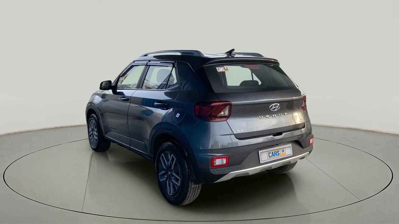 2021 Hyundai VENUE SX 1.0 TURBO IMT, Petrol, Manual, 9,725 km, Left Back Diagonal