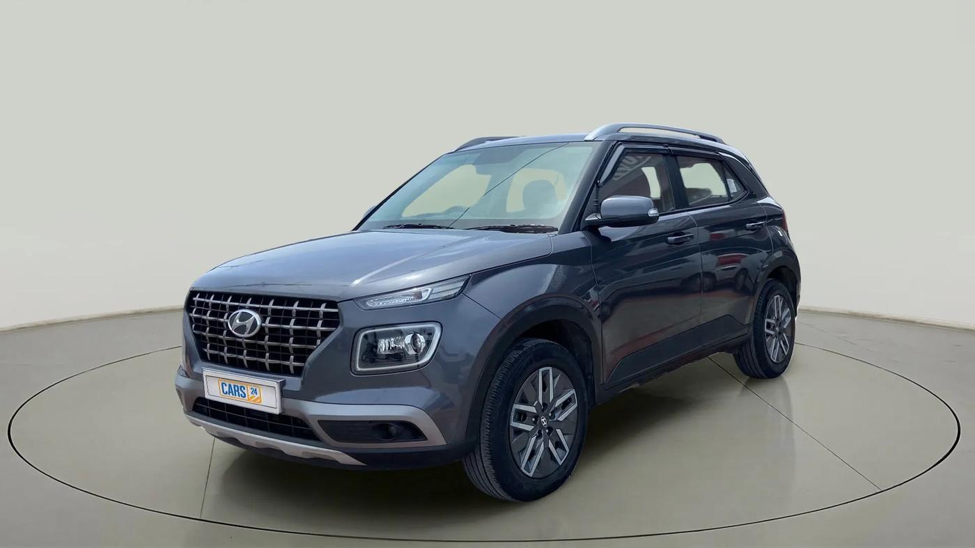 2021 Hyundai VENUE SX 1.0 TURBO IMT, Petrol, Manual, 9,725 km, Left Front Diagonal