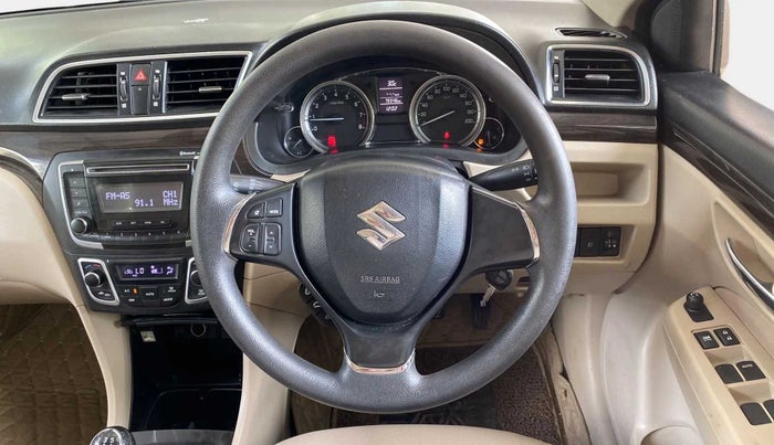 2018 Maruti Ciaz DELTA 1.4 MT PETROL, Petrol, Manual, 75,679 km, Steering Wheel Close Up