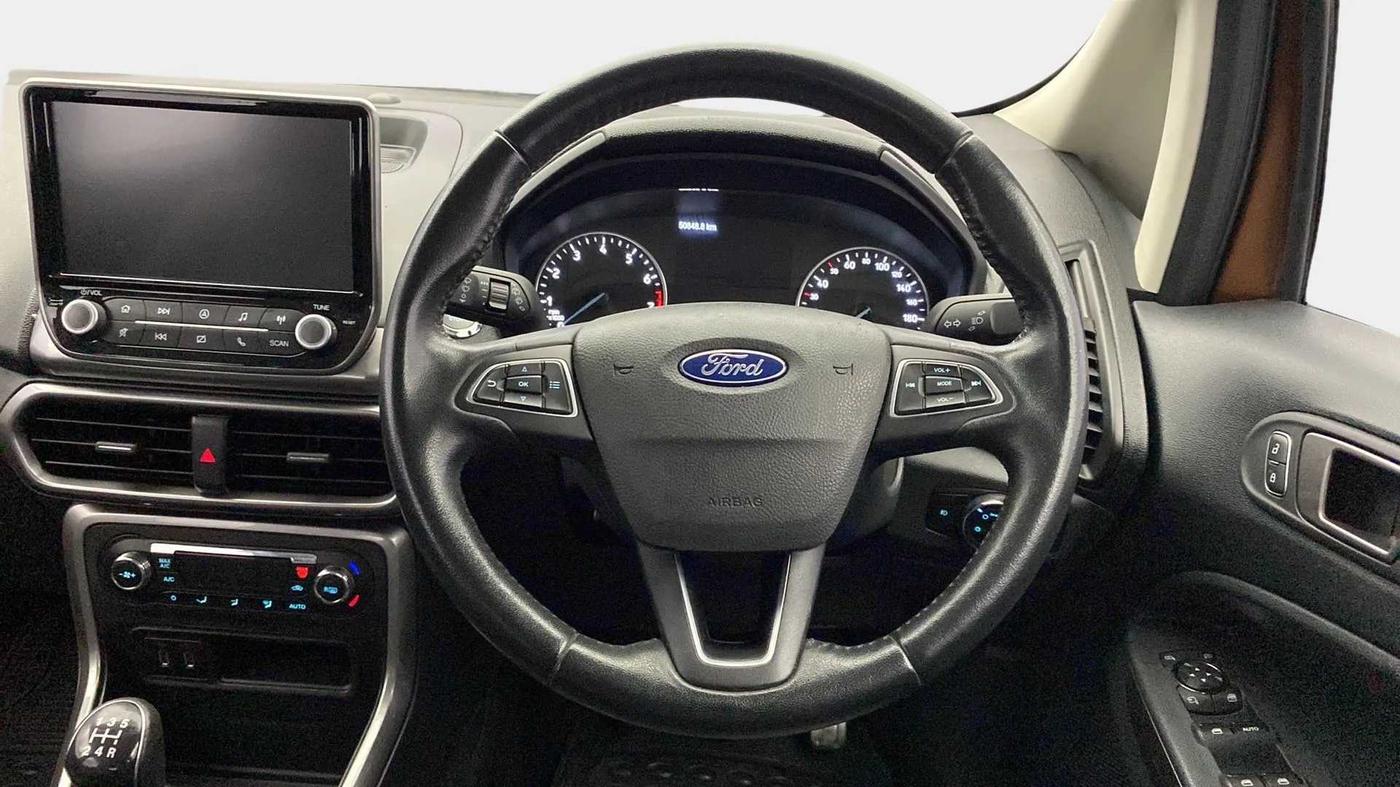 2019 Ford Ecosport TITANIUM 1.5L PETROL, Petrol, Manual, 50,820 km, Steering Wheel Close Up
