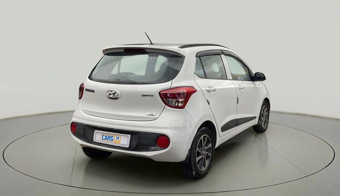 2019 Hyundai Grand i10 SPORTZ AT 1.2 KAPPA VTVT, Petrol, Automatic, 50,736 km, Right Back Diagonal