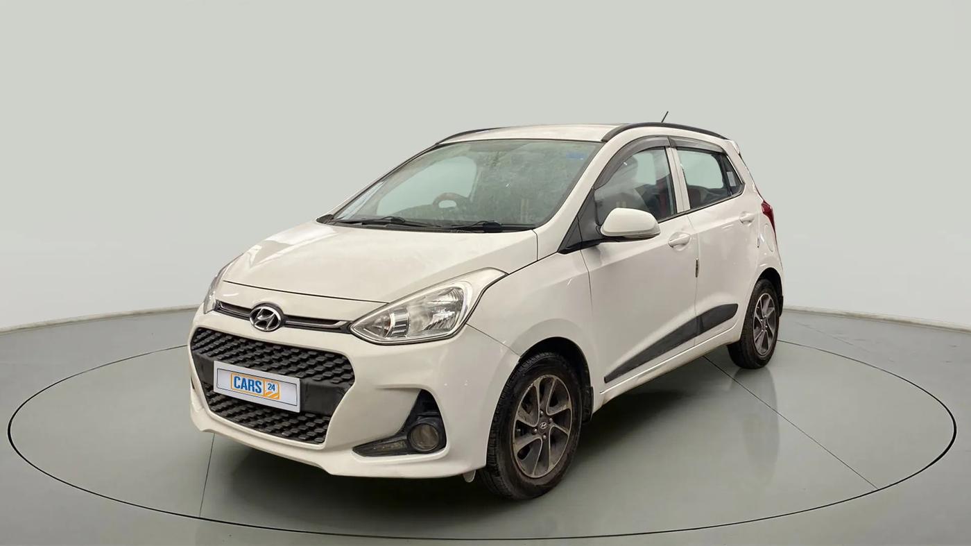 2019 Hyundai Grand i10 SPORTZ AT 1.2 KAPPA VTVT, Petrol, Automatic, 50,736 km, Left Front Diagonal