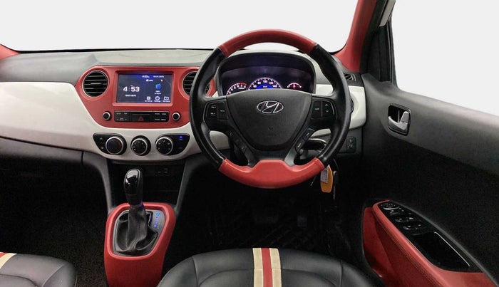 2019 Hyundai Grand i10 SPORTZ AT 1.2 KAPPA VTVT, Petrol, Automatic, 50,736 km, Steering Wheel Close Up