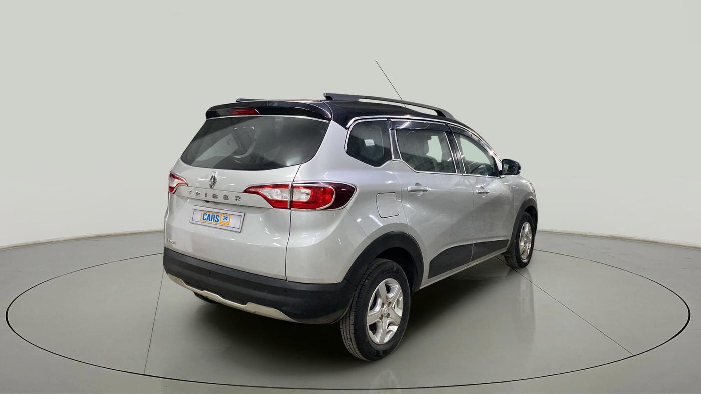 2022 Renault TRIBER RXT AMT, Petrol, Automatic, 19,575 km, Right Back Diagonal