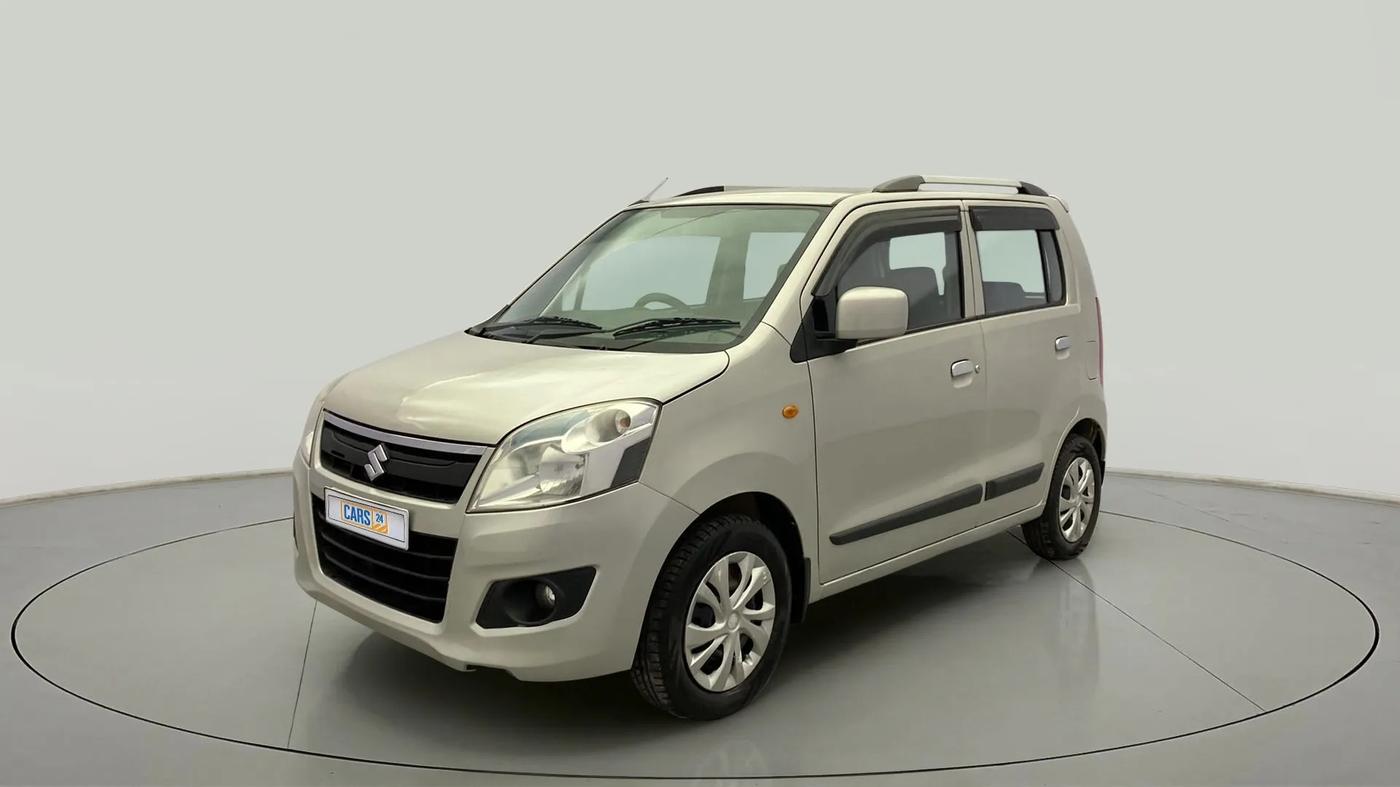 2017 Maruti Wagon R 1.0 VXI AMT, Petrol, Automatic, 87,626 km, Left Front Diagonal