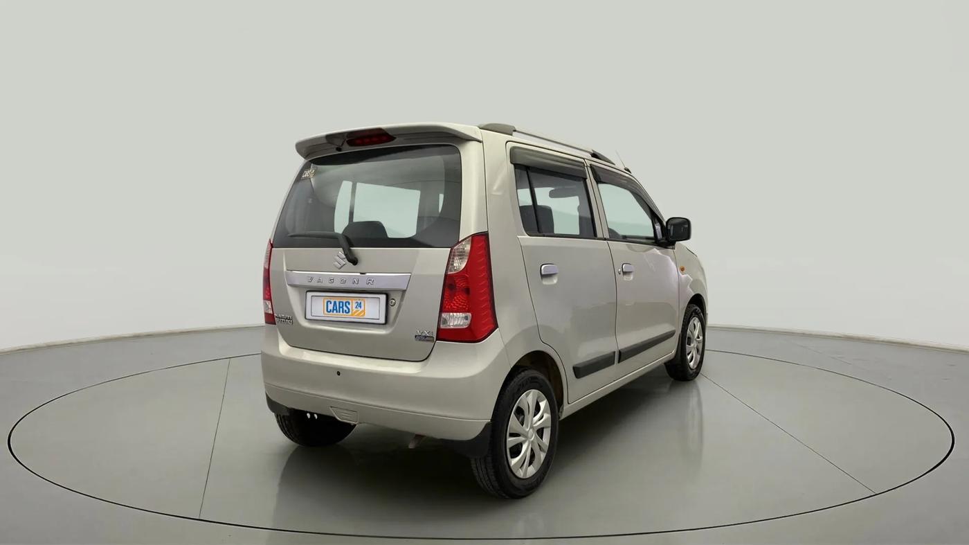 2017 Maruti Wagon R 1.0 VXI AMT, Petrol, Automatic, 87,626 km, Right Back Diagonal