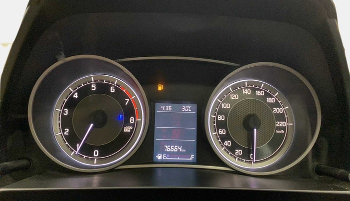 2018 Maruti Dzire ZXI PLUS, Petrol, Manual, 76,745 km, Odometer Image