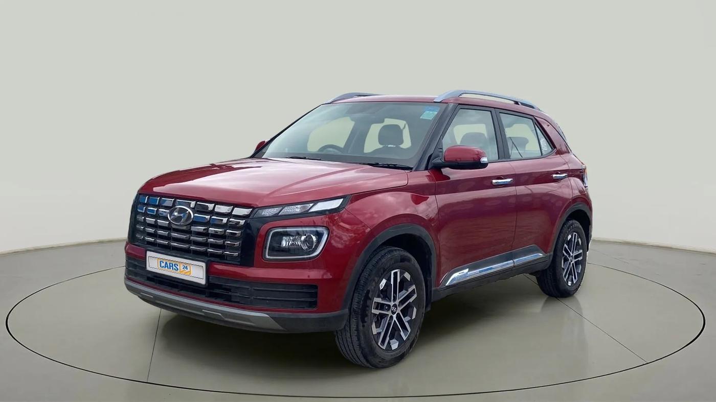 2022 Hyundai VENUE SX 1.0 (O) TURBO IMT, Petrol, Manual, 9,882 km, Left Front Diagonal