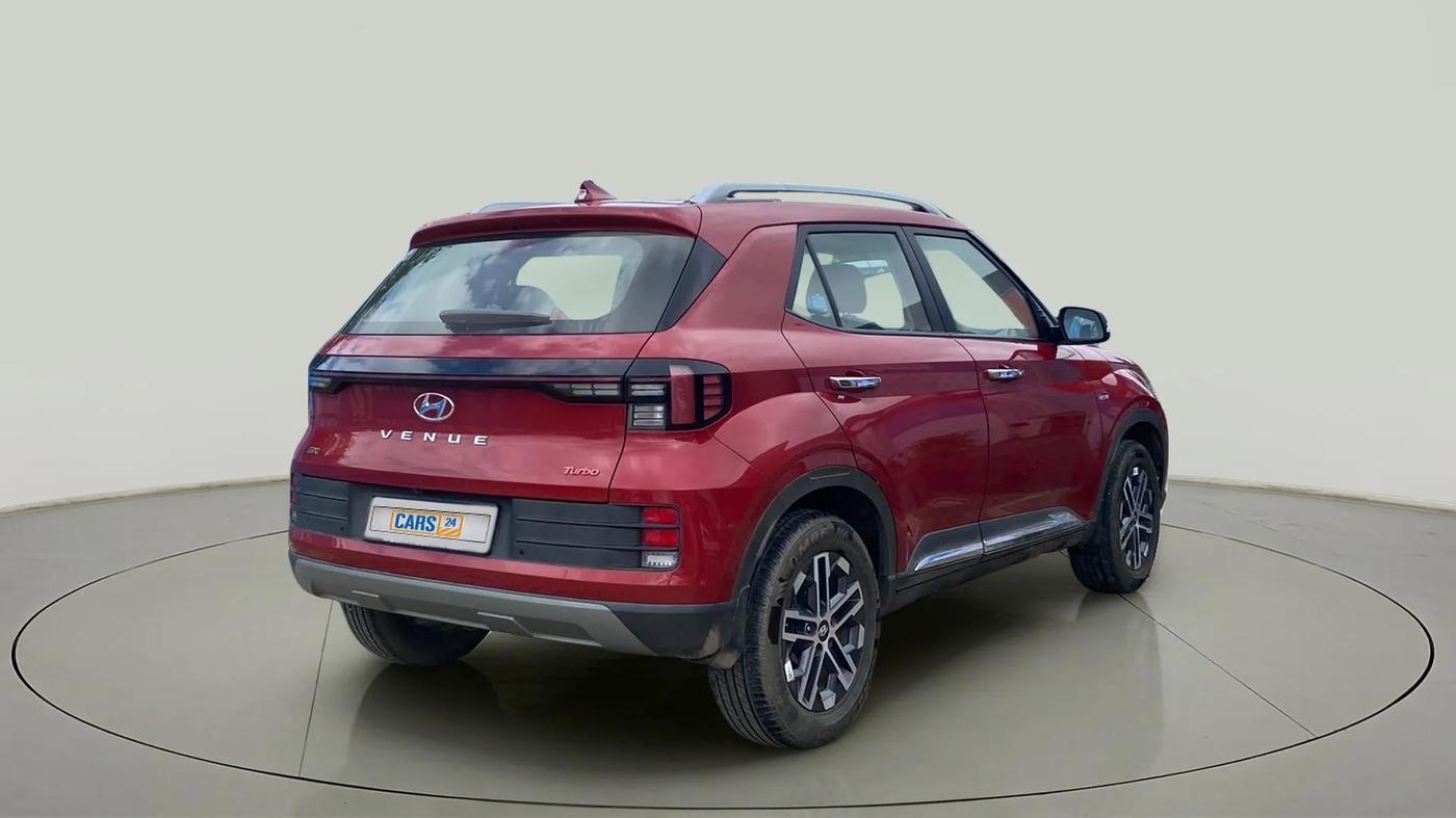 2022 Hyundai VENUE SX 1.0 (O) TURBO IMT, Petrol, Manual, 9,882 km, Right Back Diagonal