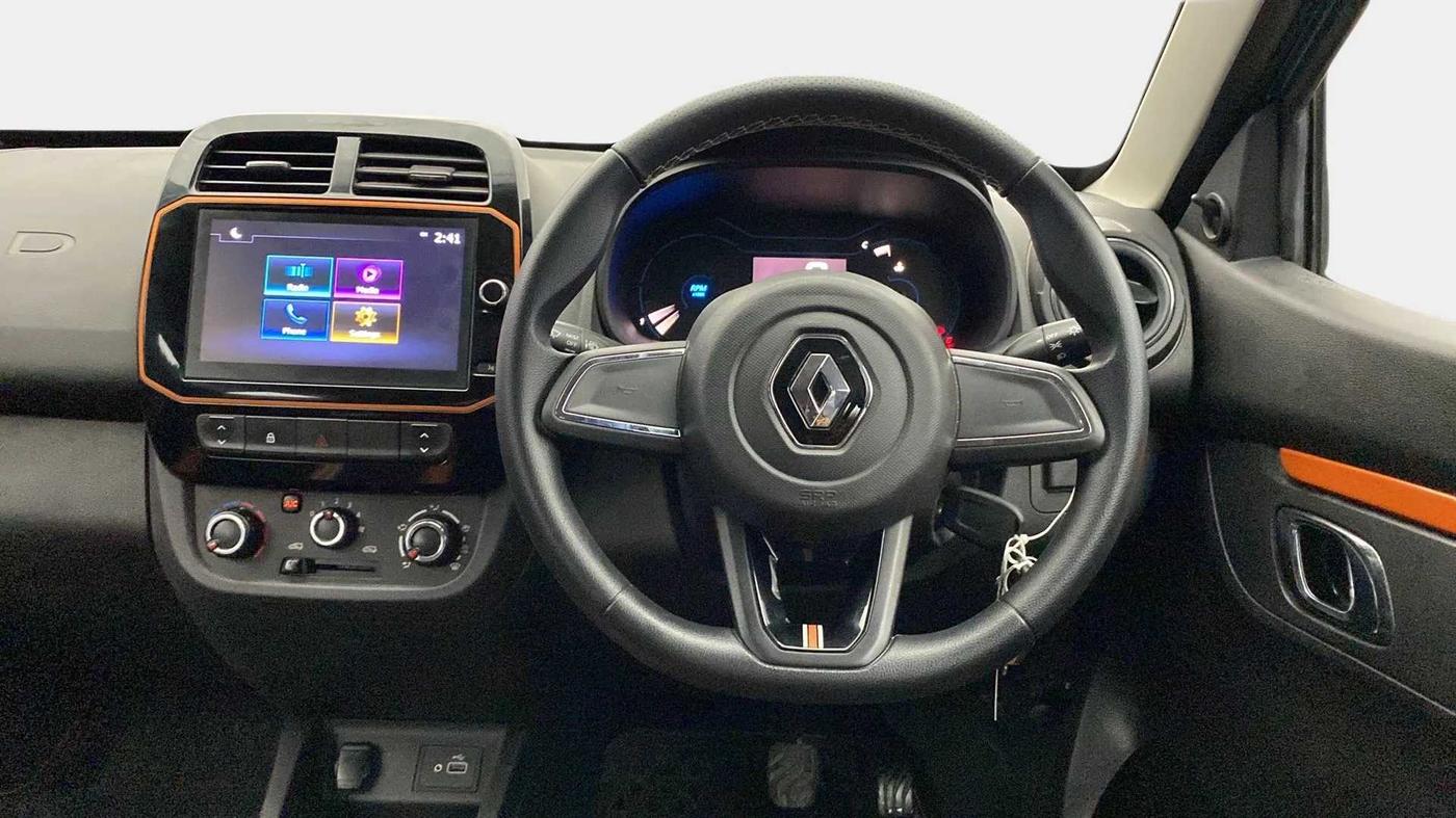 2021 Renault Kwid CLIMBER 1.0 AMT (O), Petrol, Automatic, 35,714 km, Steering Wheel Close Up