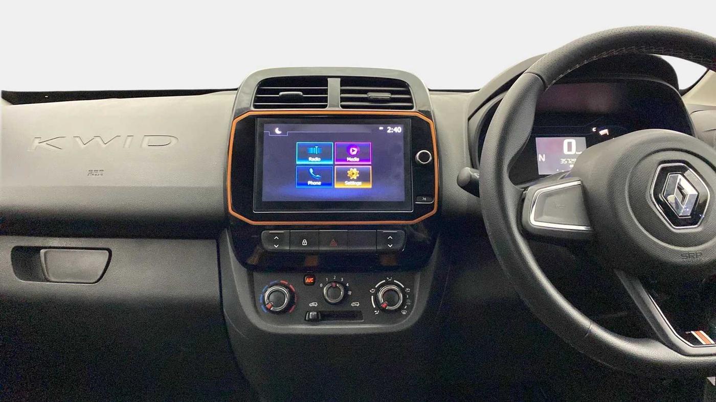 2021 Renault Kwid CLIMBER 1.0 AMT (O), Petrol, Automatic, 35,714 km, Air Conditioner