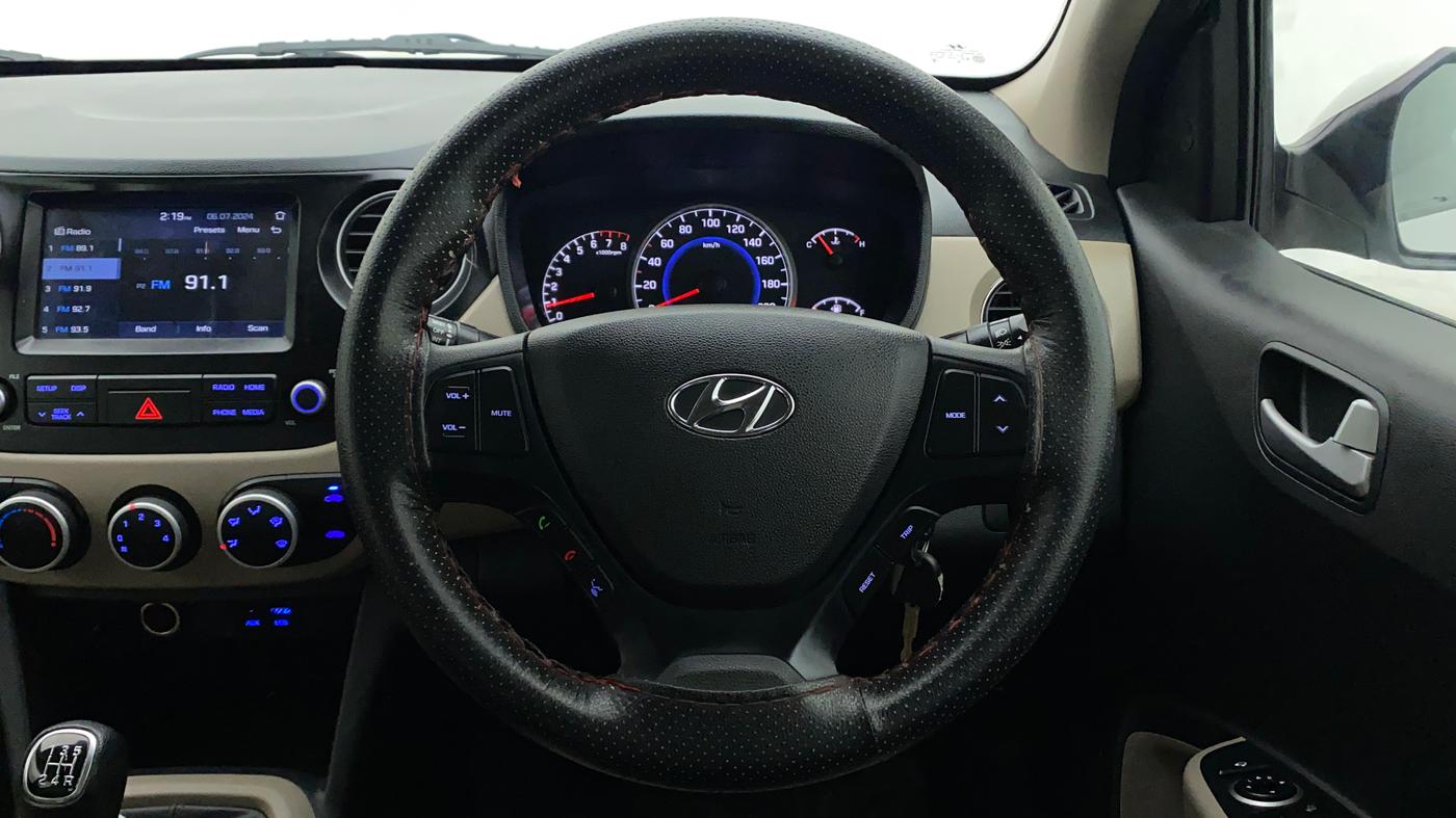 2018 Hyundai Grand i10 SPORTZ 1.2 KAPPA VTVT, Petrol, Manual, 47,062 km, Steering Wheel Close Up