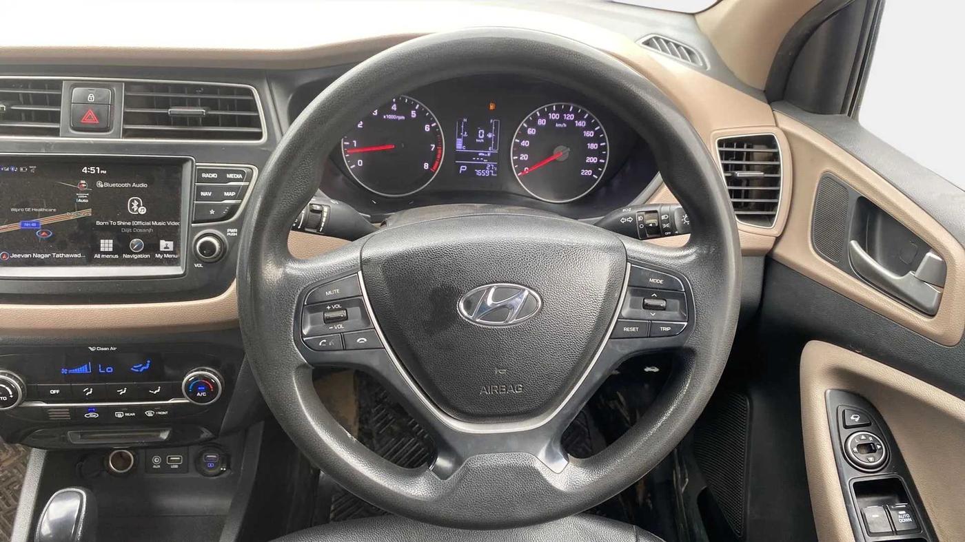 2018 Hyundai Elite i20 ASTA 1.2  CVT, Petrol, Automatic, 76,600 km, Steering Wheel Close Up