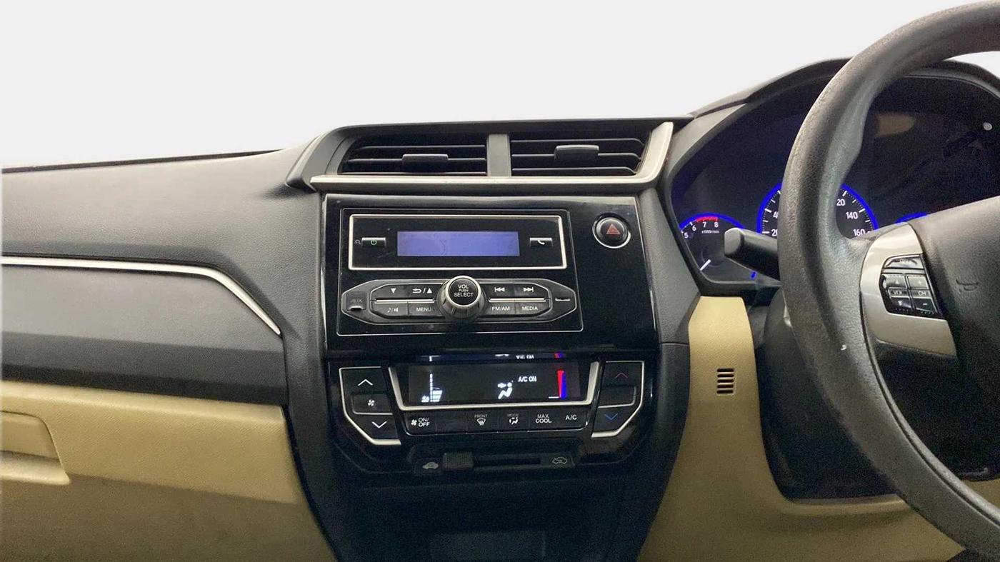 2016 Honda Amaze 1.2L I-VTEC S, Petrol, Manual, 80,010 km, Air Conditioner