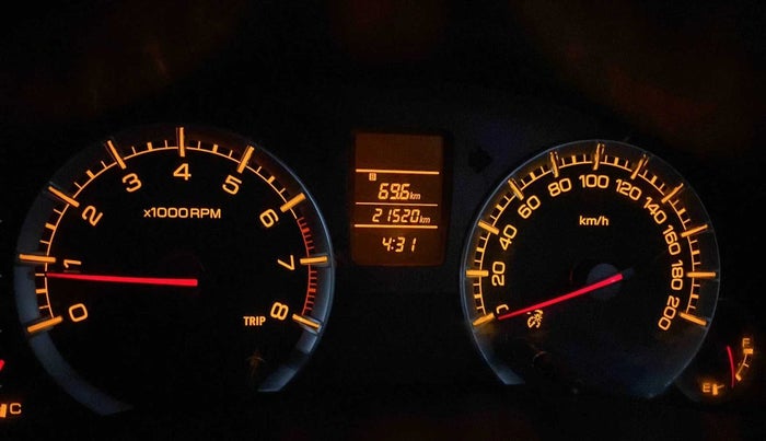 2013 Maruti Swift VXI, Petrol, Manual, 21,573 km, Odometer Image