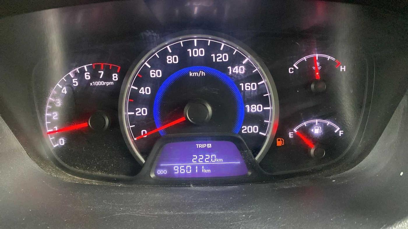 2015 Hyundai Grand i10 ASTA 1.2 KAPPA VTVT, CNG, Manual, 95,997 km, Odometer Image