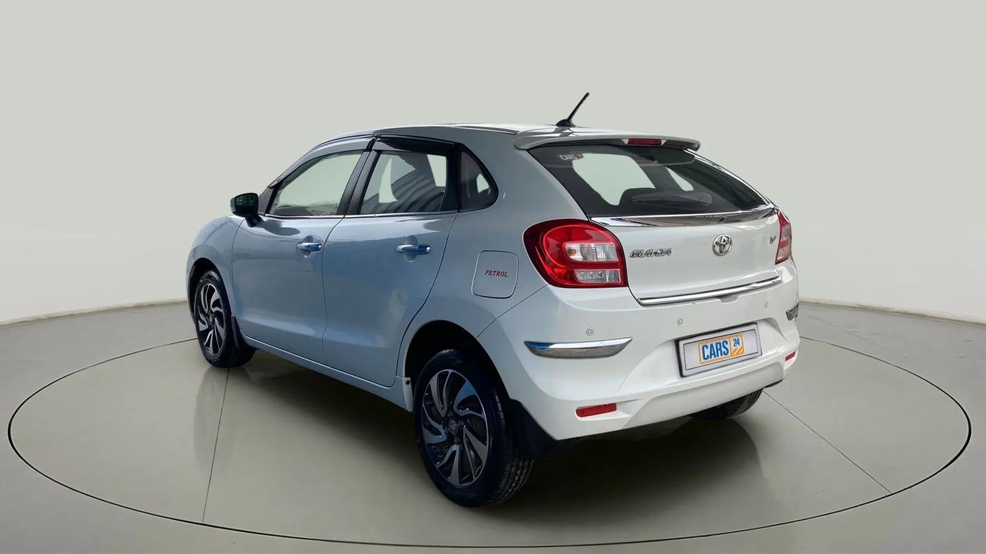 2019 Toyota Glanza V CVT, Petrol, Automatic, 86,125 km, Left Back Diagonal