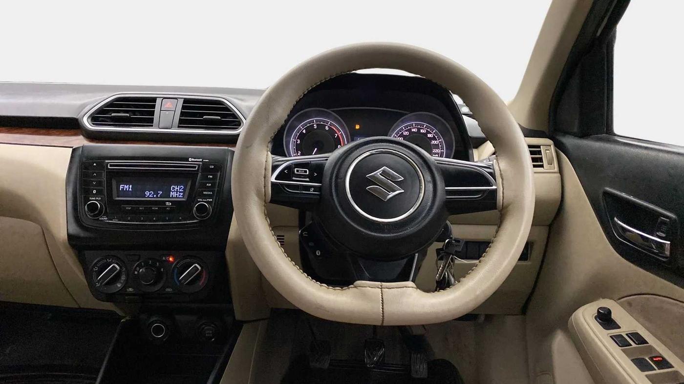 2017 Maruti Dzire VXI, Petrol, Manual, 73,997 km, Steering Wheel Close Up