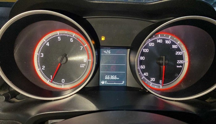 2018 Maruti Swift VXI, Petrol, Manual, 66,383 km, Odometer Image