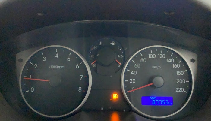 2011 Hyundai i20 MAGNA 1.2, Petrol, Manual, 87,753 km, Odometer Image