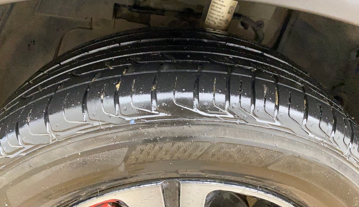 2024 Tata NEXON Fearless Plus S 1.2 Revotron 7DCA Dark Edition, Petrol, Automatic, 37,551 km, Left Front Tyre Tread