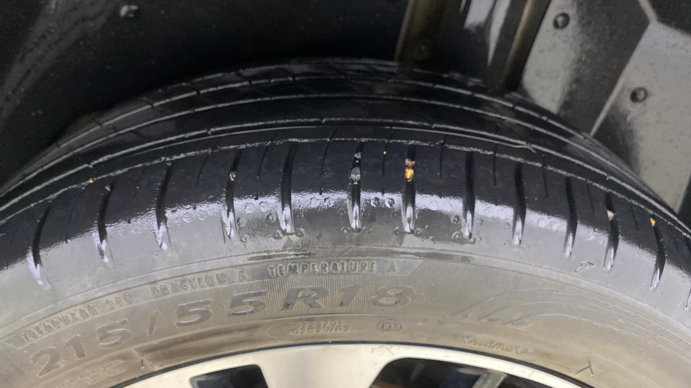 2022 MG HECTOR SHARP 1.5 PETROL CVT, Petrol, Automatic, 34,839 km, Left Rear Tyre Tread