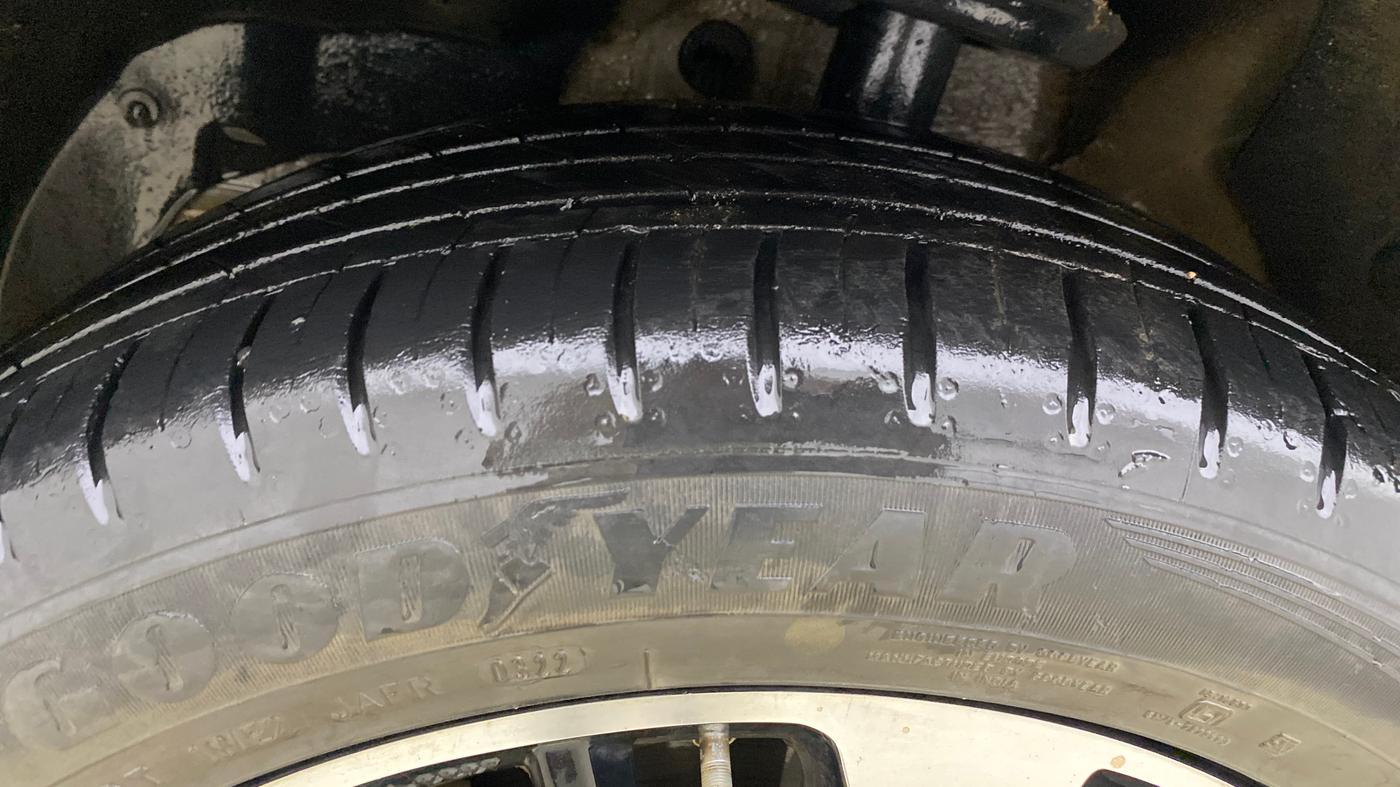 2022 MG HECTOR SHARP 1.5 PETROL CVT, Petrol, Automatic, 34,839 km, Left Front Tyre Tread