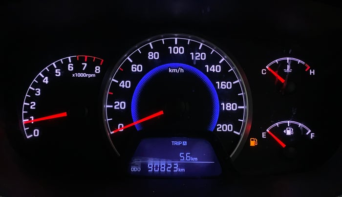 2016 Hyundai Grand i10 ASTA 1.2 KAPPA VTVT, Petrol, Manual, 90,872 km, Odometer Image