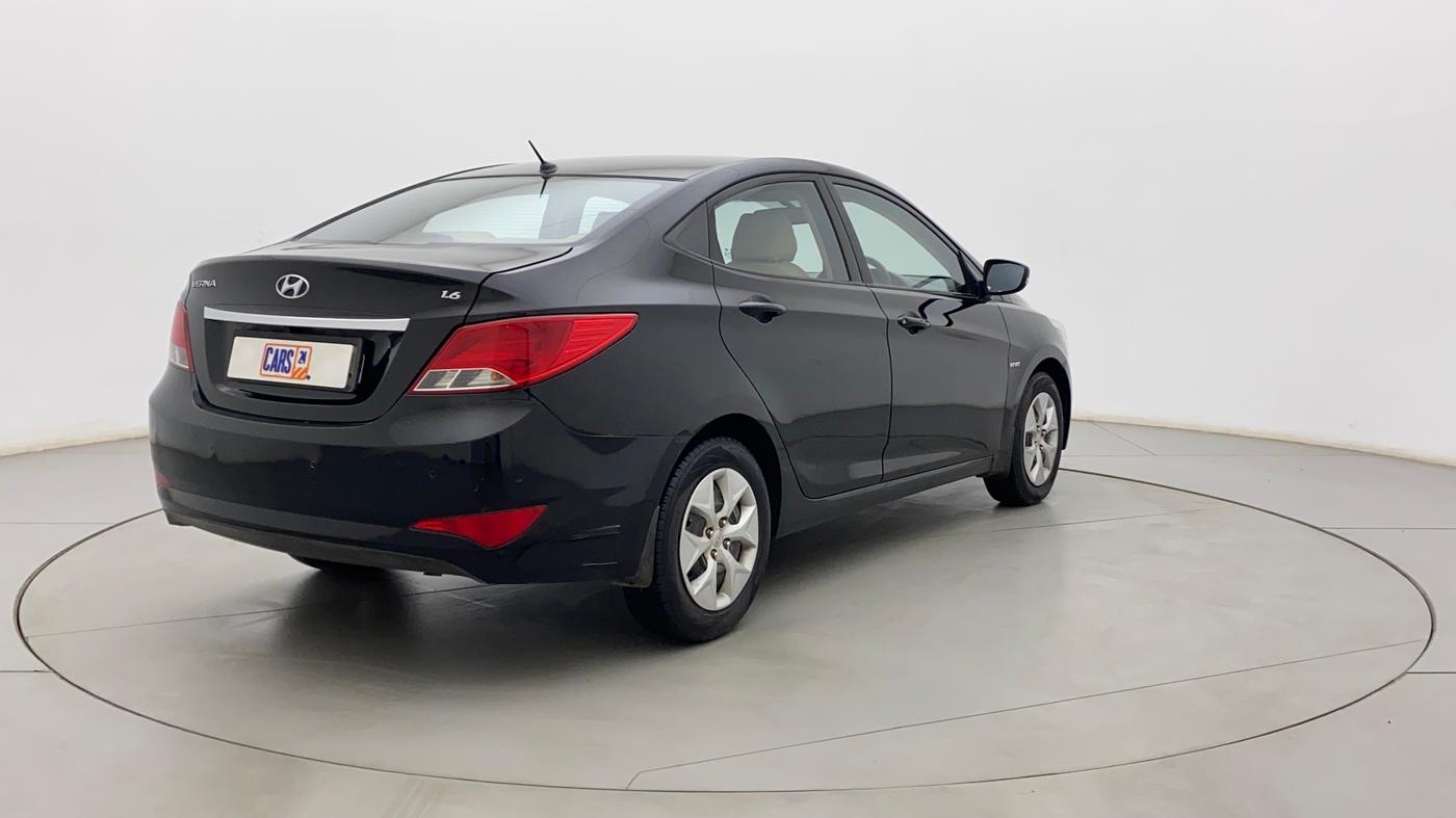 2016 Hyundai Verna FLUIDIC 4S 1.6 VTVT S, Petrol, Manual, 75,233 km, Right Back Diagonal