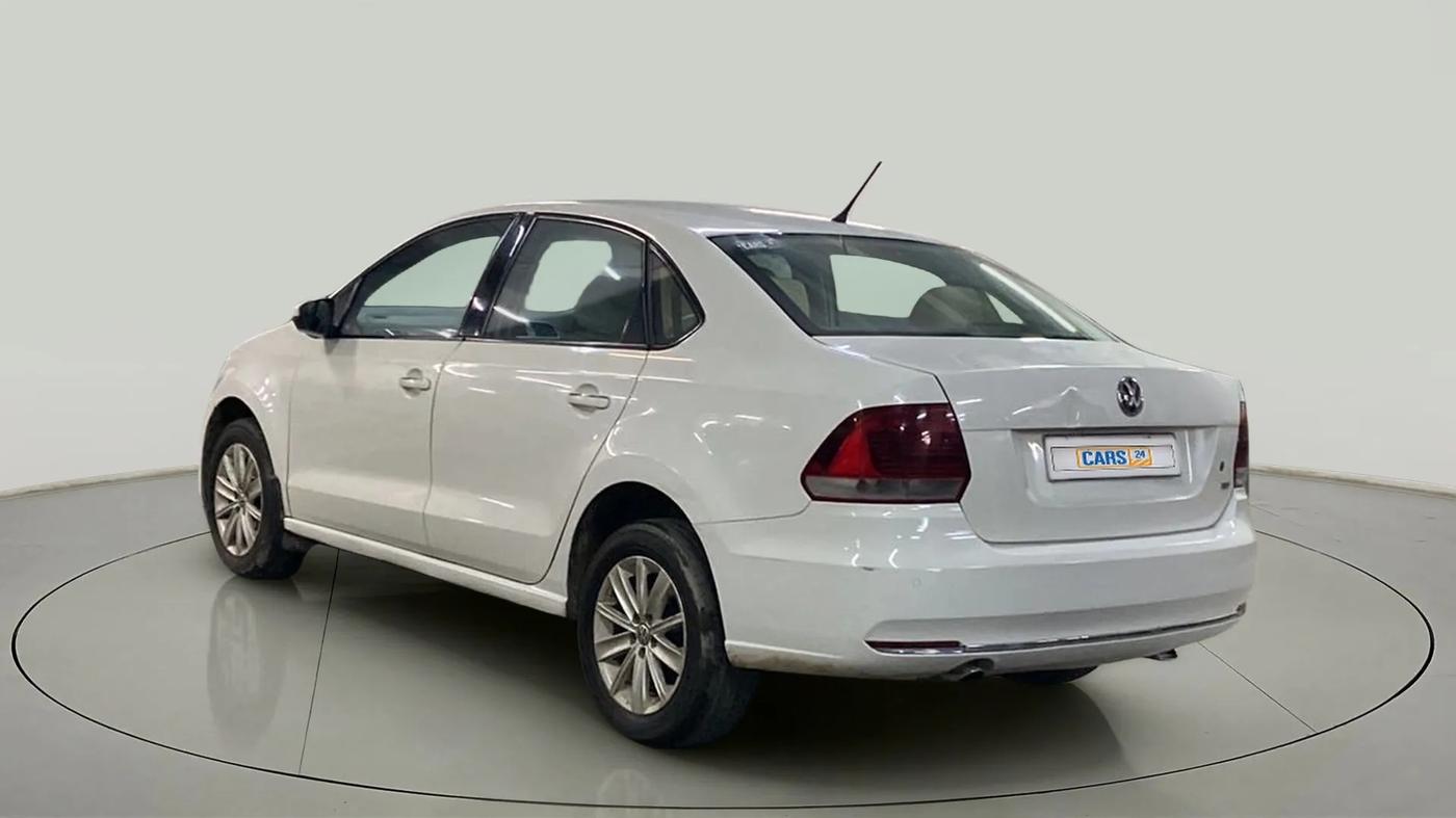 2018 Volkswagen Vento HIGHLINE 1.5 AT, Diesel, Automatic, 80,274 km, Left Back Diagonal